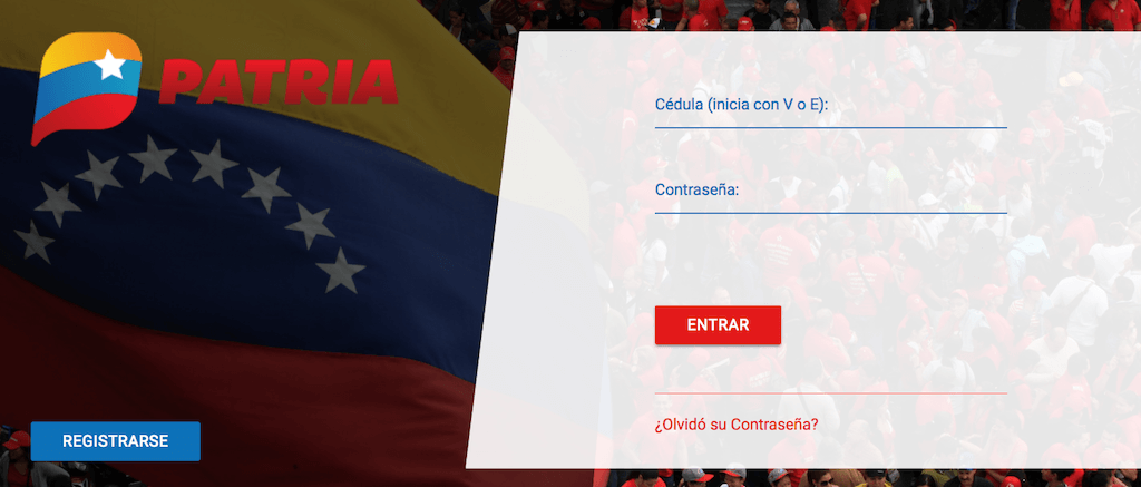 acceso a la web patria org ve para registrarse