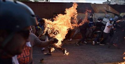 orlando figuera quemado vivo protestas oposicion venezuela